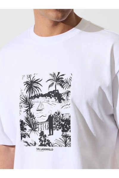 Villa de Vigie beach T-shirt