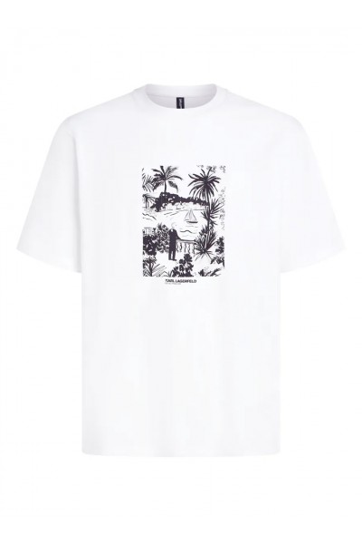 Villa de Vigie beach T-shirt
