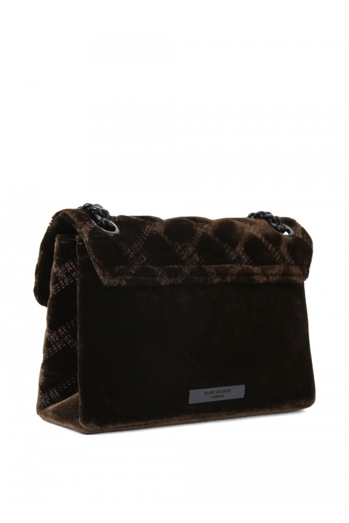 mini velvet kensington bag