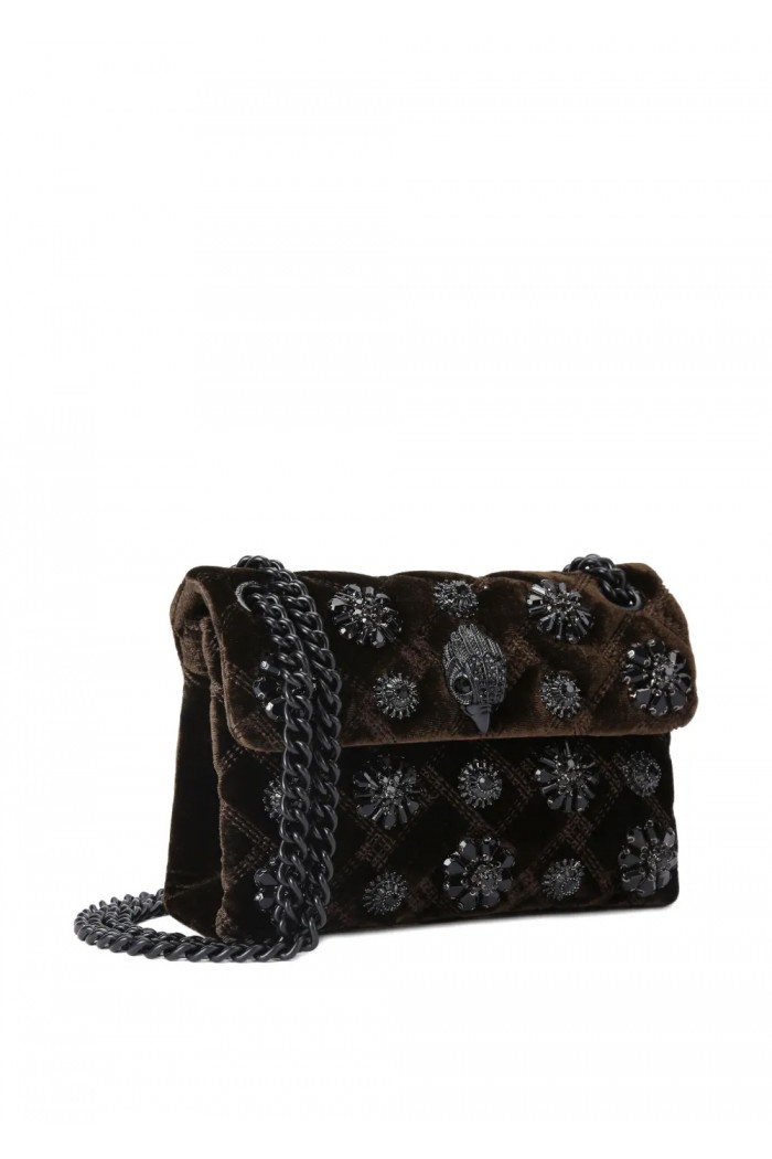 mini velvet kensington bag