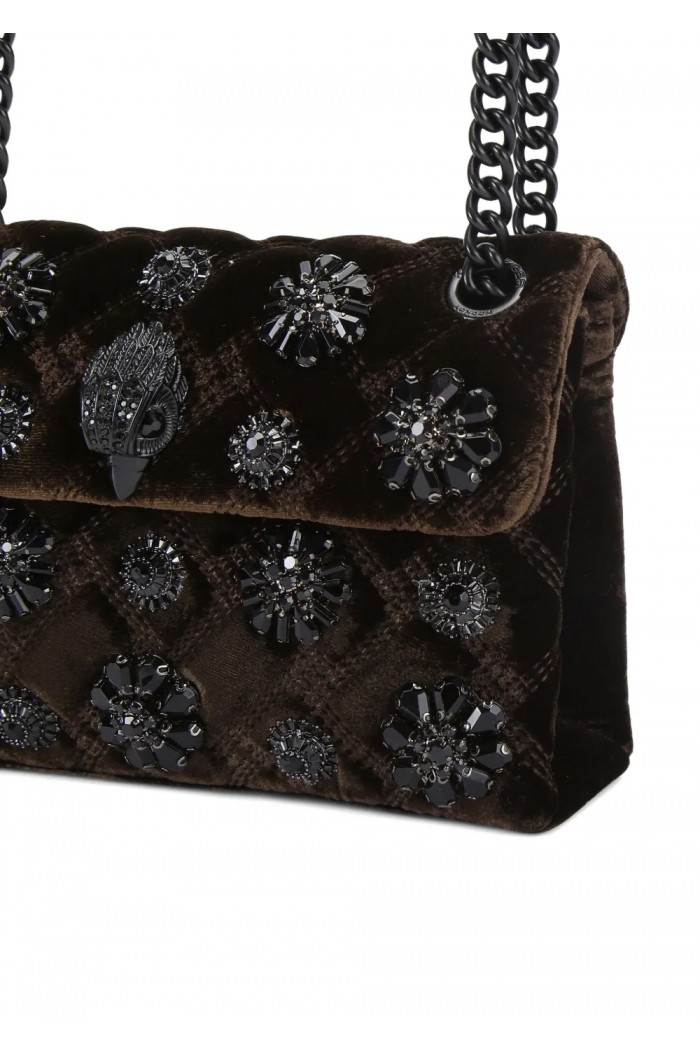 mini velvet kensington bag
