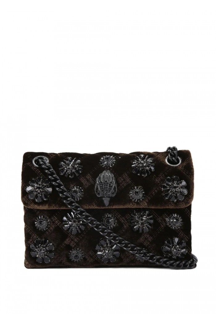 mini velvet kensington bag