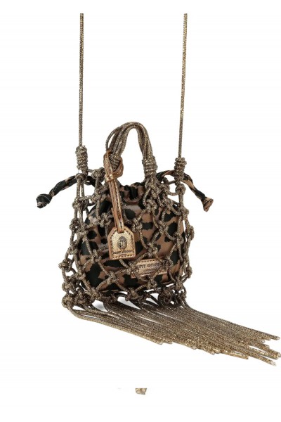 Mini Macrame Crystal Bag