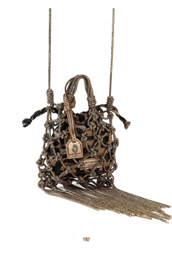Mini Macrame Crystal Bag