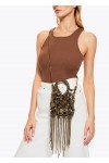 Mini Macrame Crystal Bag