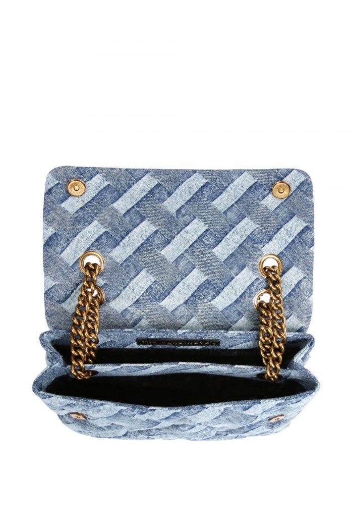 large Kensington Soft denim shoulder bag
