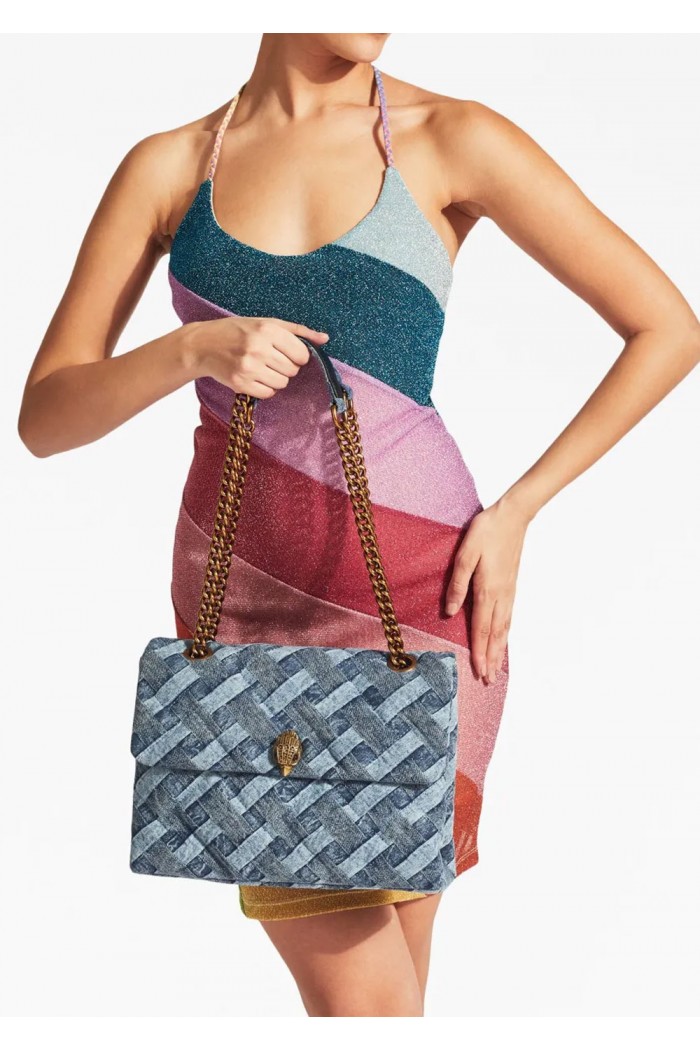 large Kensington Soft denim shoulder bag