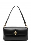 Leather Oxford shoulder bag