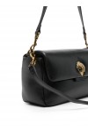 Leather Oxford shoulder bag