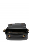 Leather Oxford shoulder bag