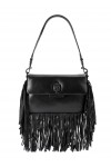 oxford fringe drench shoulder bag