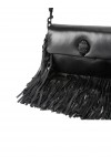 oxford fringe drench shoulder bag