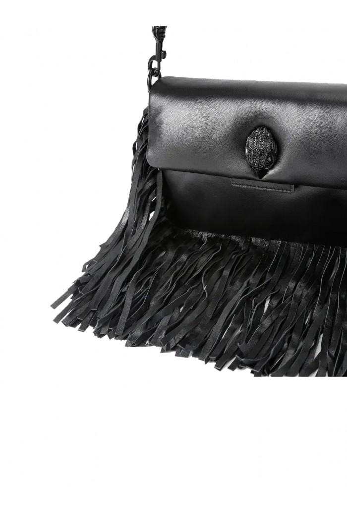 oxford fringe drench shoulder bag