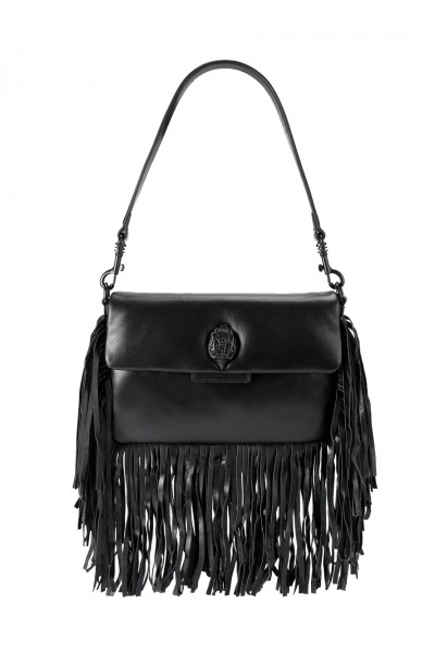oxford fringe drench shoulder bag