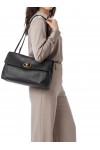 Chelsea Large Hobo bag grained leather black