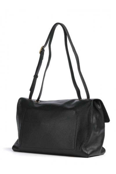 Chelsea Large Hobo bag grained leather black