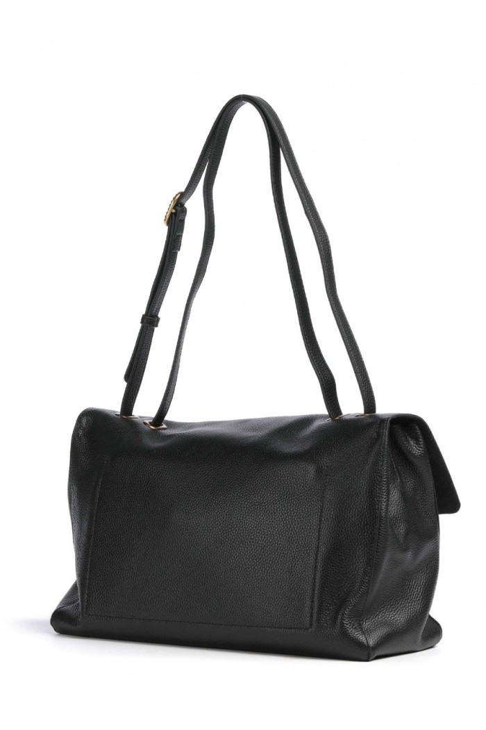 Chelsea Large Hobo bag grained leather black