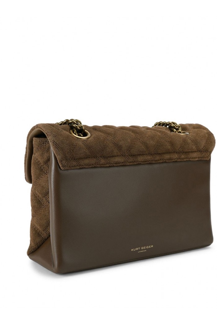 Leather Kensington Bag Brown