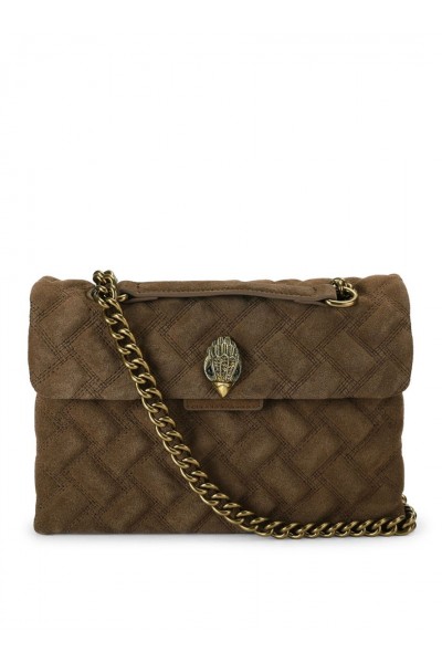 Leather Kensington Bag Brown