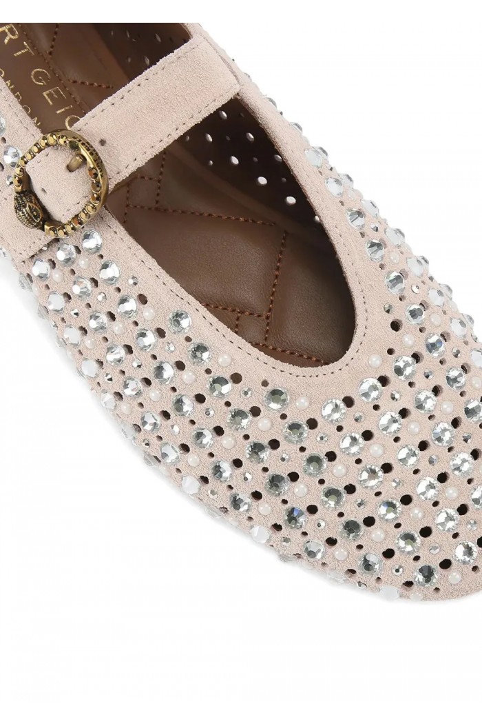 Mayfair embellished ballet flats