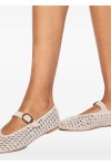 Mayfair embellished ballet flats