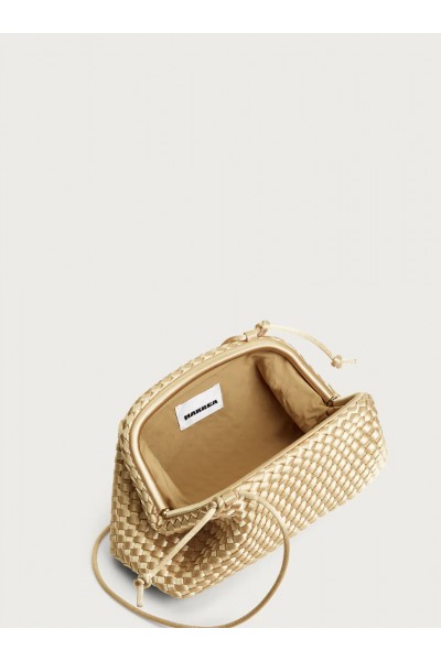 Pouch Champagne Satin Gold