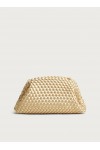 Pouch Champagne Satin Gold Pouch Champagne Satin Gold