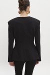 Hourglass Blazer Black