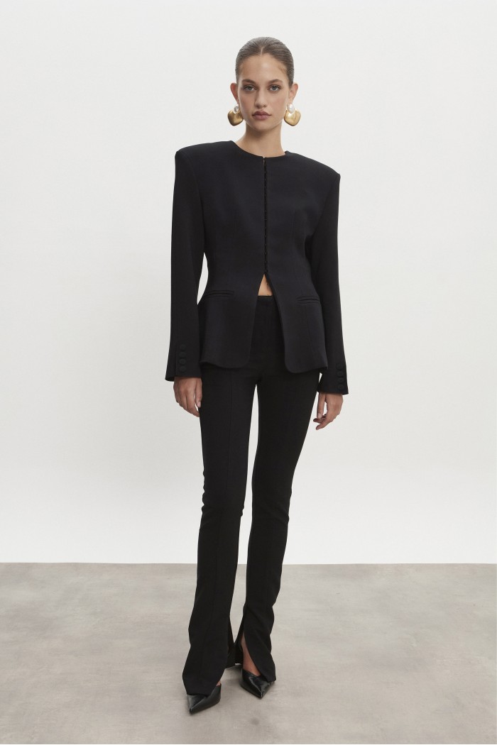 Hourglass Blazer Black