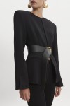 Zoe Leather Belt Black Zoe Leather Belt Black