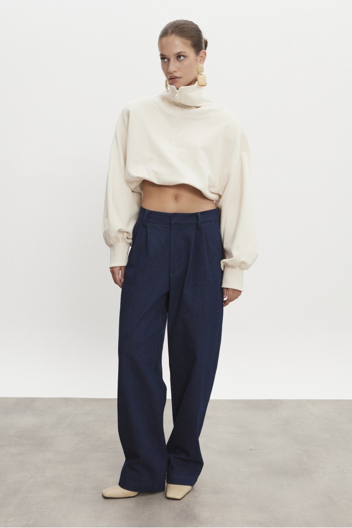 America Dark Blue Denim Trousers 