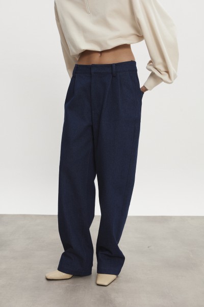 America Dark Blue Denim Trousers 