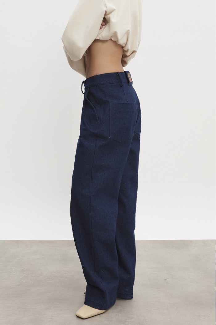 America Dark Blue Denim Trousers 
