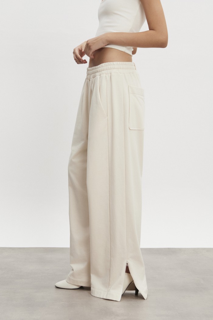 Zen Trackpants Ecru
