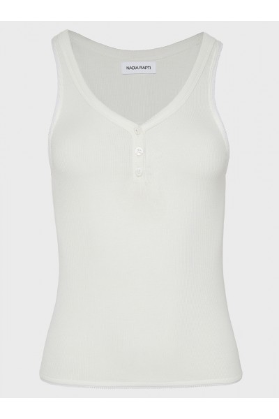 Anasa Top White