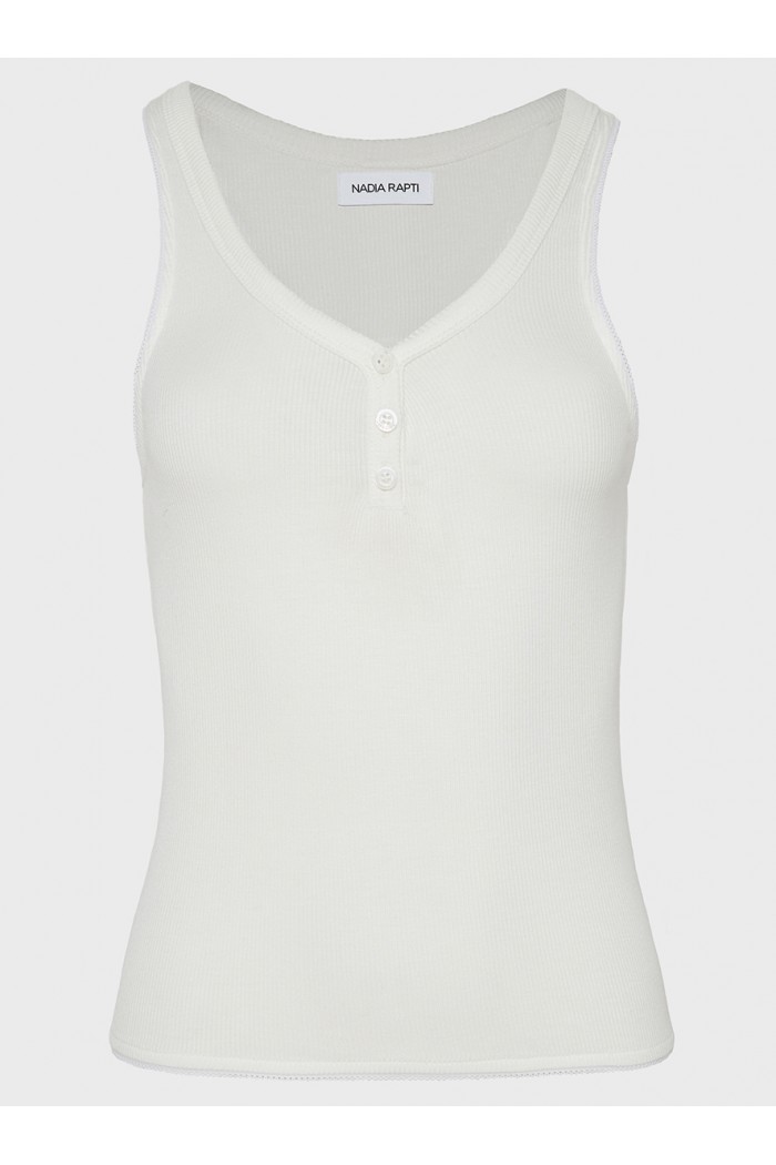 Anasa Top White
