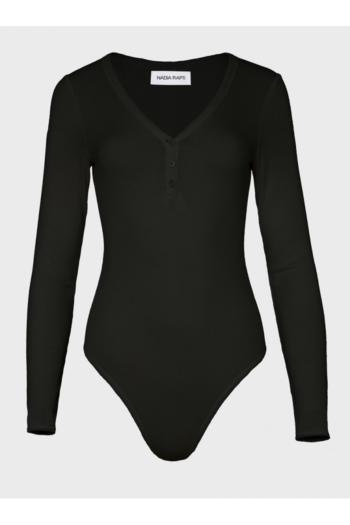 Anasa Bodysuit Black
