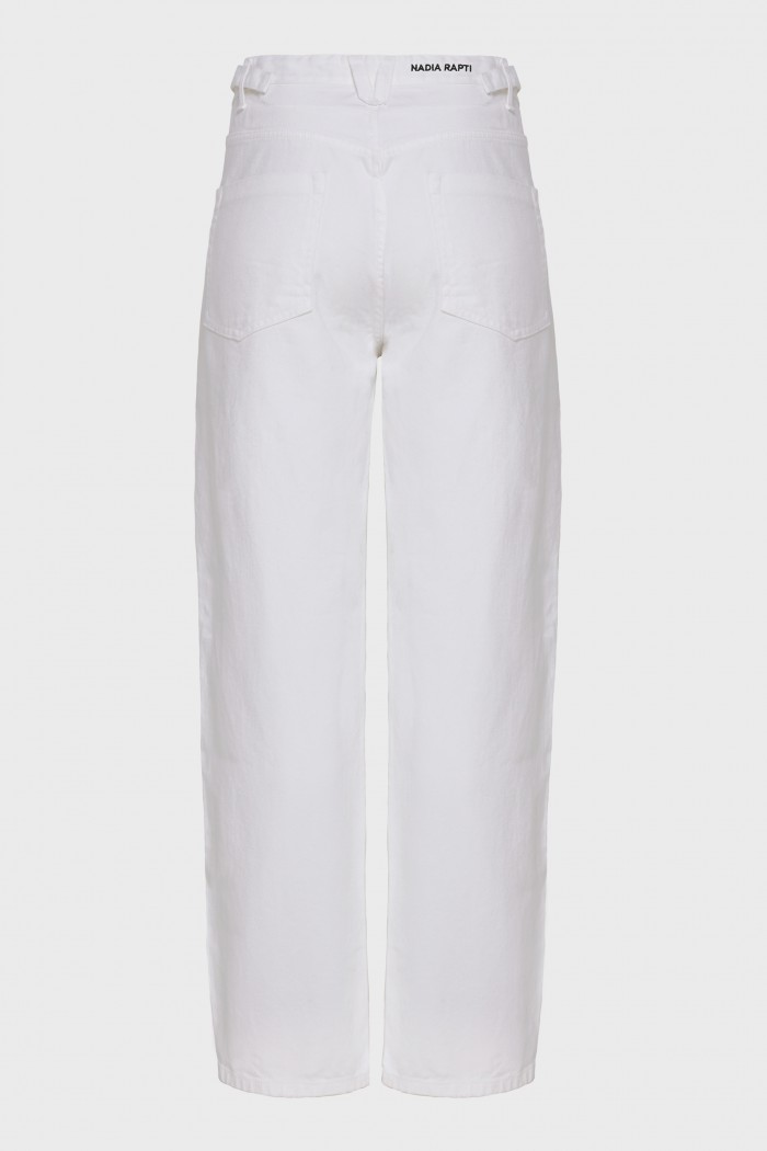 Taylor Denim Trousers Off White