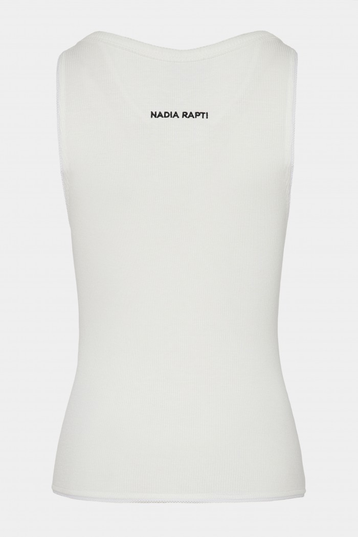 Anasa Top White