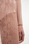 Femme Knitted Crop Top Pink