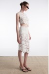Charlotte Midi Skirt White