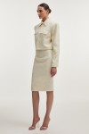 Petra Cropped Blazer White