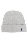 WOOL CASHMERE CBL SOFT GREY BEANIE 