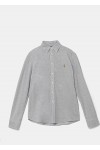 Knit Cotton Oxford Shirt