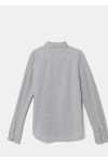 Knit Cotton Oxford Shirt