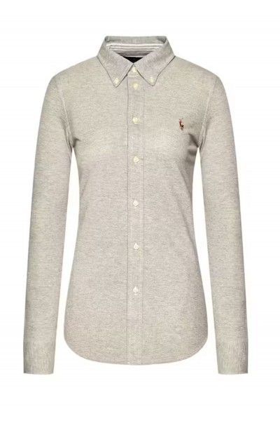 Knit Cotton Oxford Shirt