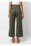 high-waist cropped trousers