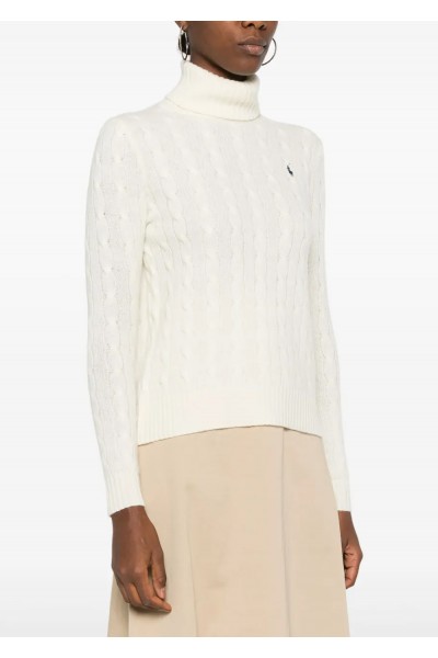 Pony-embroidered sweater