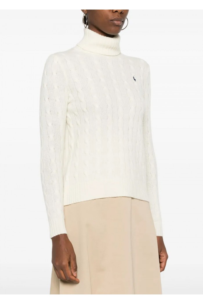 Pony-embroidered sweater