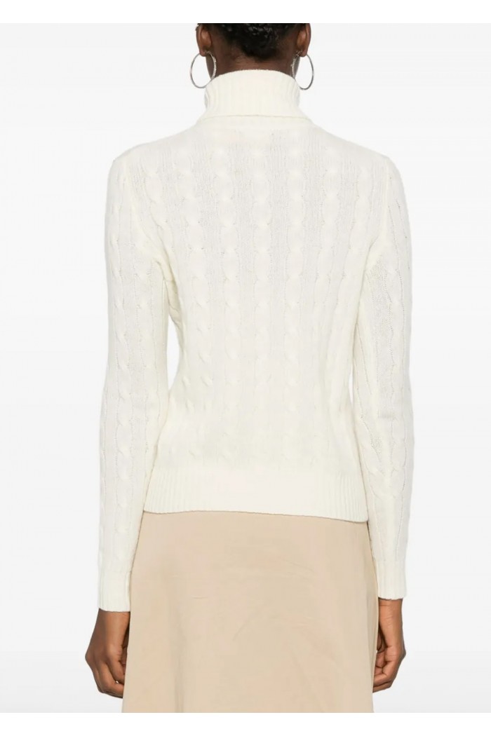 Pony-embroidered sweater
